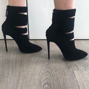 Authentic Giuseppe Zanotti Black Heeled Boots Size 38